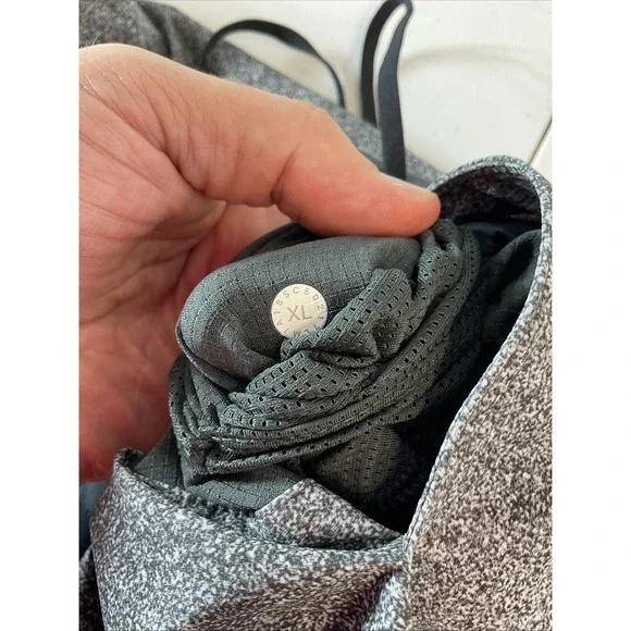 Lululemon T.H.E. Short Men's XL 7"‎ Lined in Gray speckled gym training athletic - Picture 8 of 11